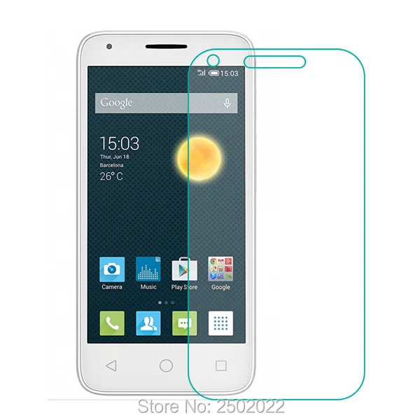Закаленное стекло для alcatel one touch pixi 3 4 5 дюйма 4027x 4027d 4028a 4028e 5017d защитная пленка 2 шт.