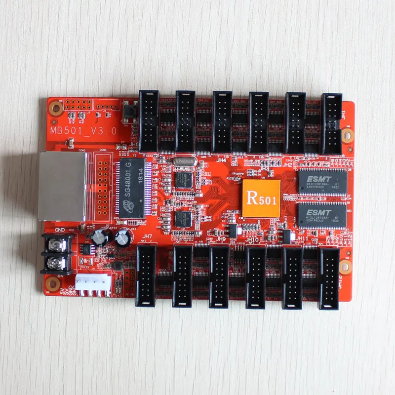 Huidu HD R501 асинхронный полноцветный светодиодный приемный контроллер с D30 для