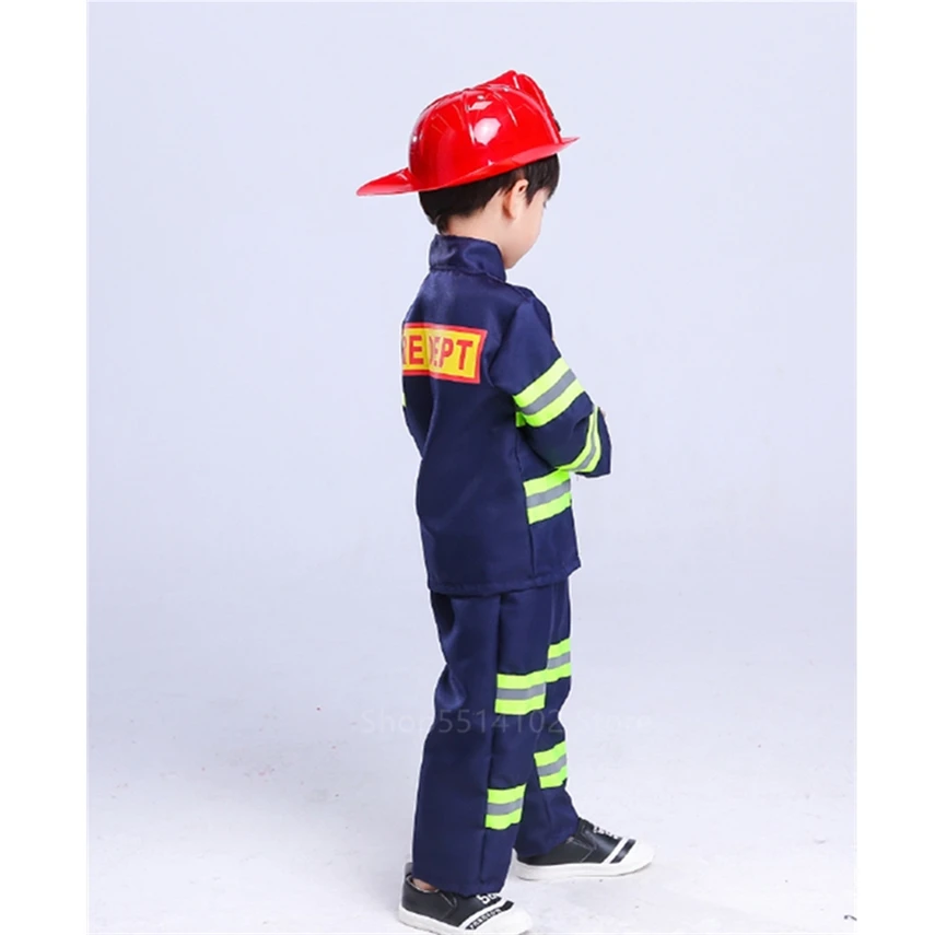 Пожарная ролевая игра полицейская Униформа детский САО пожарный Косплей Костюм