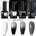 34 шт., набор полуперманентных гибридных блесток для гель-лака