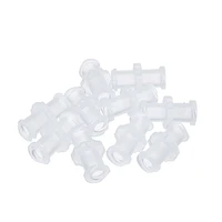 10pcsset transparent polypropylene female to female coupler luer syringe connector mechanical hardware accessories