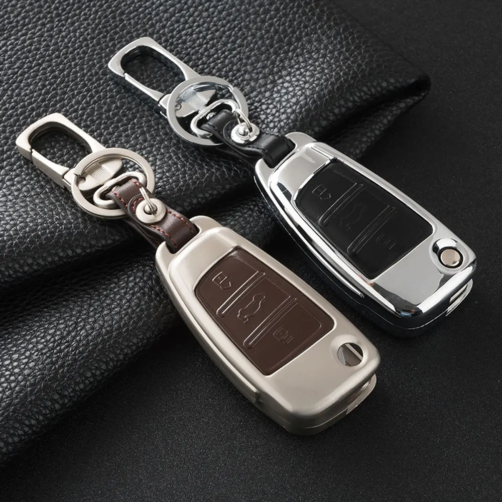 Чехол для автомобильного ключа из цинкового сплава и кожи Chery Tiggo 3 5 E3 E5 бонус Fulwin Ai