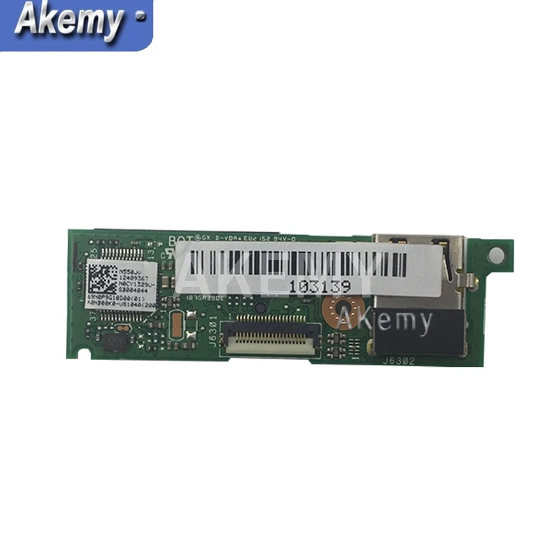 

Original For Asus N550 N550J N550JV N550JK G550J G550JK USB SD CARD BOARD USB BOARD REV 2.0 REV 2.1 tested good Free shipping