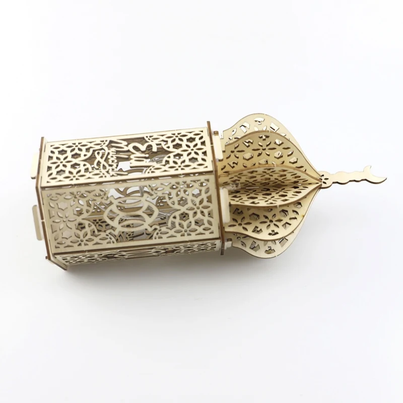 Деревянный светильник сделай сам на батарейках ИД мусульманский Рамадан ночник