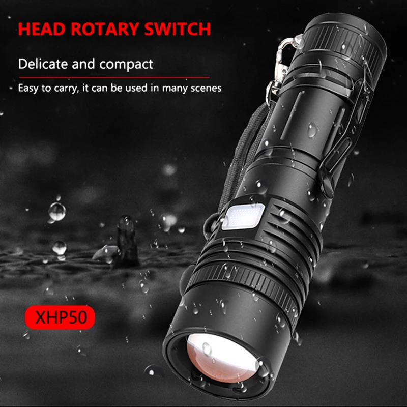 Мощсветильник светодиодный фонарик Litwod Z50 CREE 26650 лм xhp70.2 и xhp50 18650 с usb фонарь
