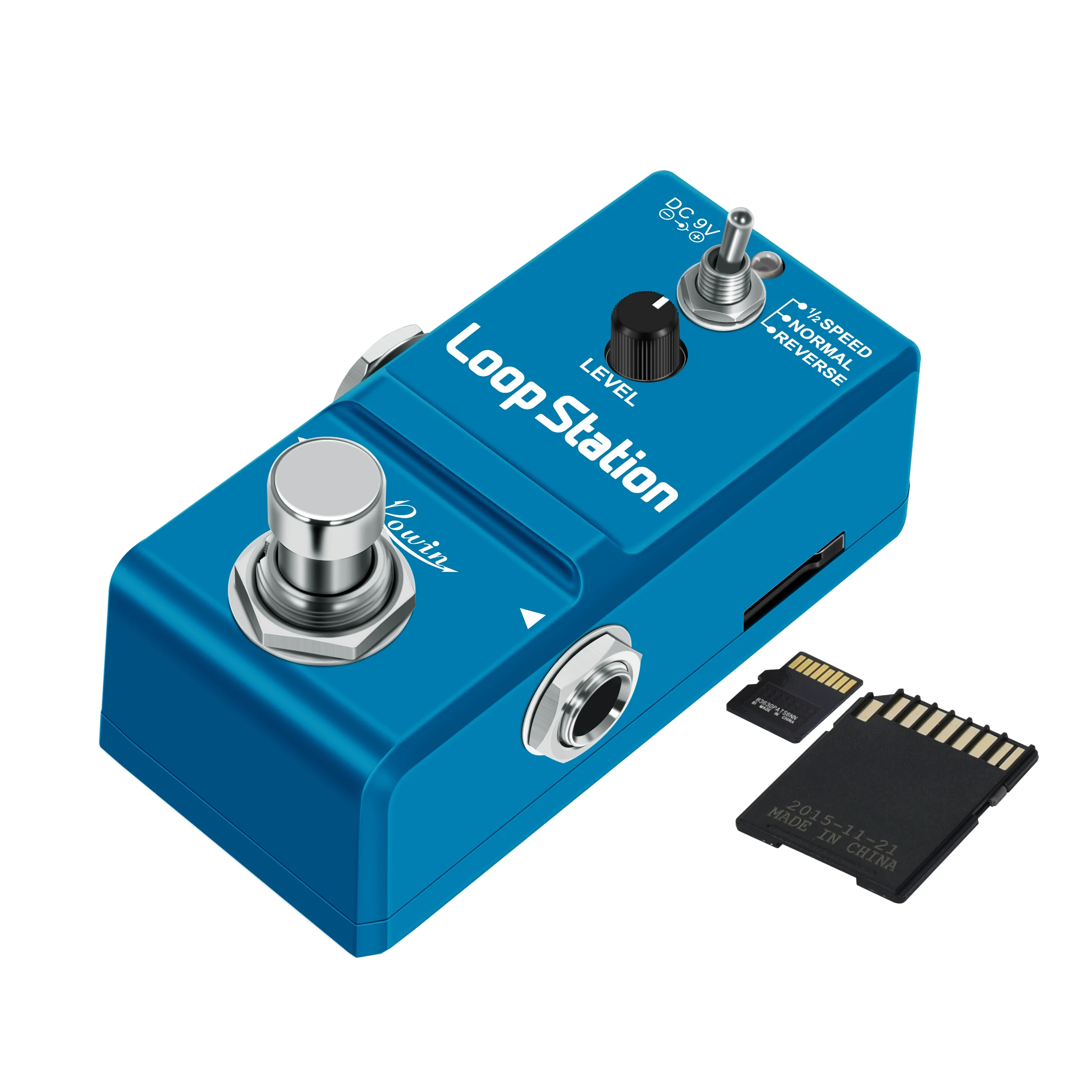Rowin Loop Station Looper Effects Pedal с 8G sd картой в течение 10 минут Looping Unlimited Overdubs 1/2 времени и