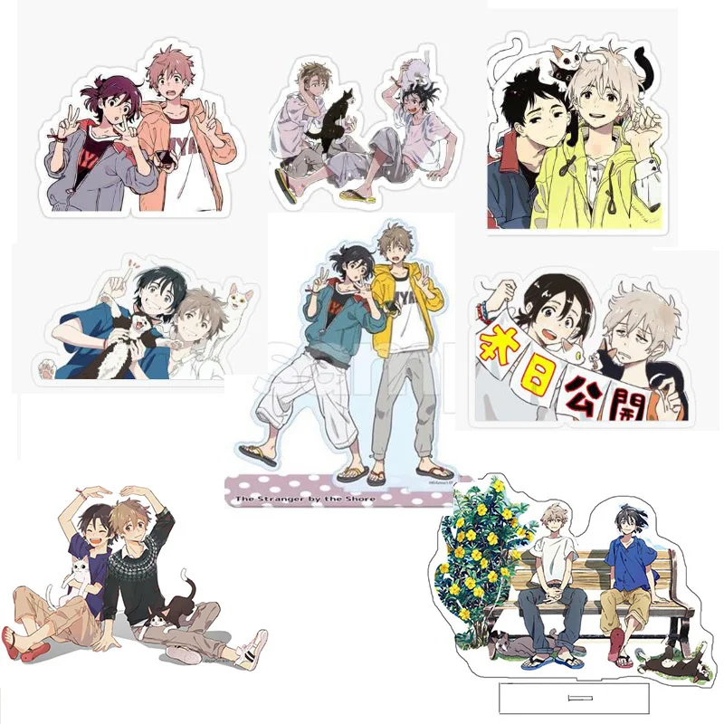 

Аниме Umibe no Etranger Chibana Mio Hashimoto Shun двойная фотография табличка декор для стола Мультяшные игрушки подарок