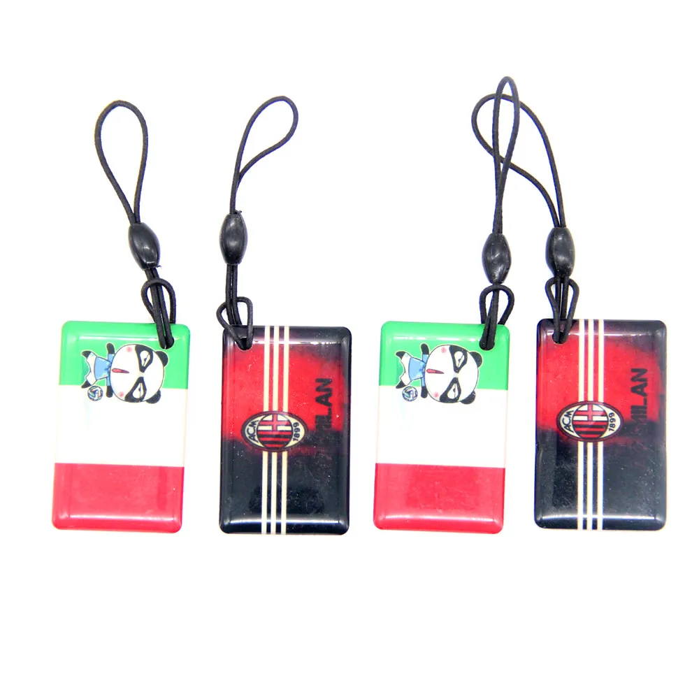 1 шт. 13 56 МГц UID сменный 1K S50 NFC перезаписываемая карта мультяшный брелок для ключей