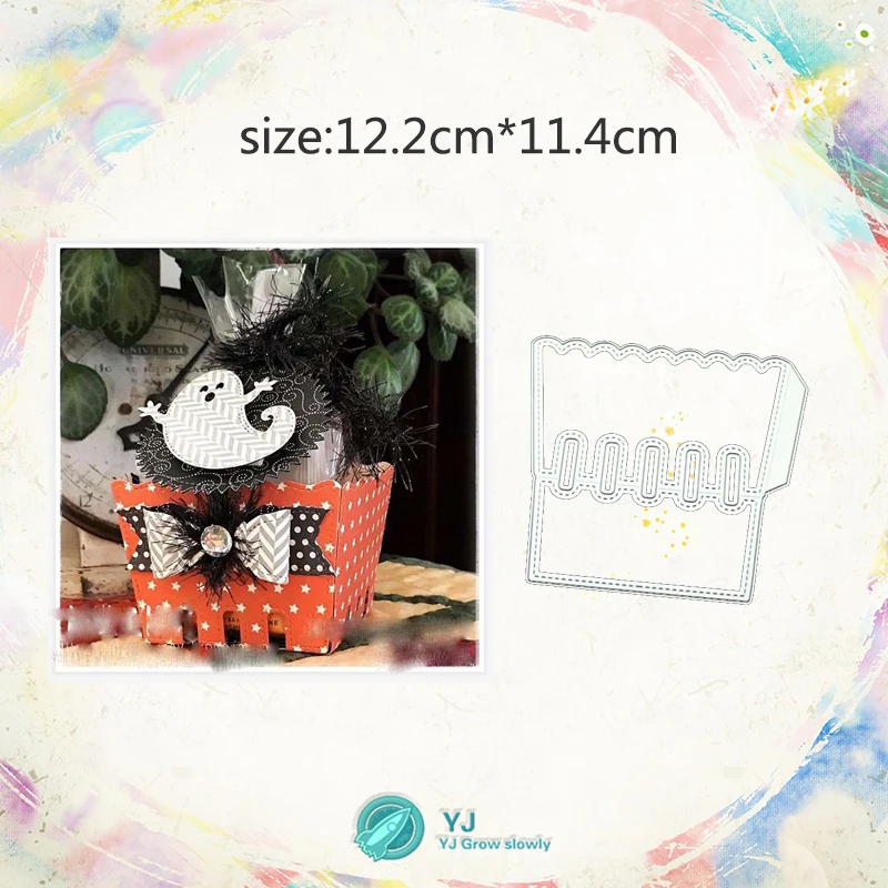 YJ2019 новая Подарочная коробка поздравительная открытка металлическая пустотелая