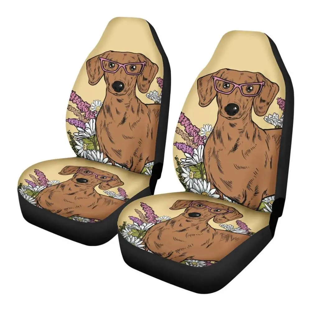 Prezzo Upetstory Bassotto Coprisedili Anteriori Durevoli 2 Pezzi Coperta Da Sella Tappetino Elastico Accessori Coprisedili Per Veicoli