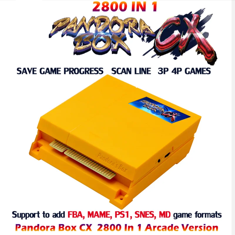 

Pandora Box Cx 2800 in 1Jamma Board Games pcb Original 3a Arcade Version Same Game Progress 720p Pacman Tekken VGA HDMI