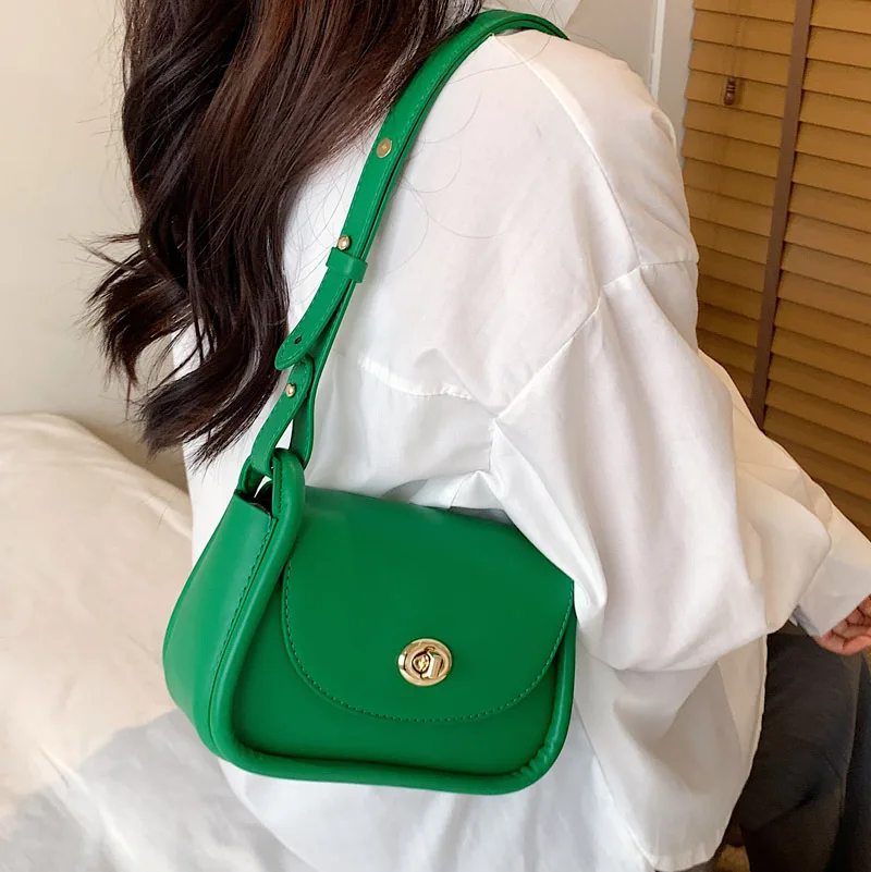 

Woman New Crossbody Pack Brand Spring 2022 Small Square Bag PU Leather All-match Shoulder Bag Fashion Tide Female Handbags Purse