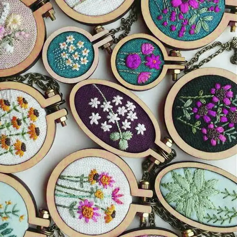 

Round Embroidery Hoops Frame Craft Knitting Sewing Home Tool Accessory