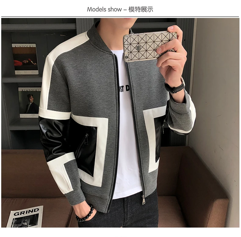 Мужская кожаная куртка Jaqueta De Couro Masculina, мужские кожаные куртки, мотоциклетные кожаные куртки для мужчин