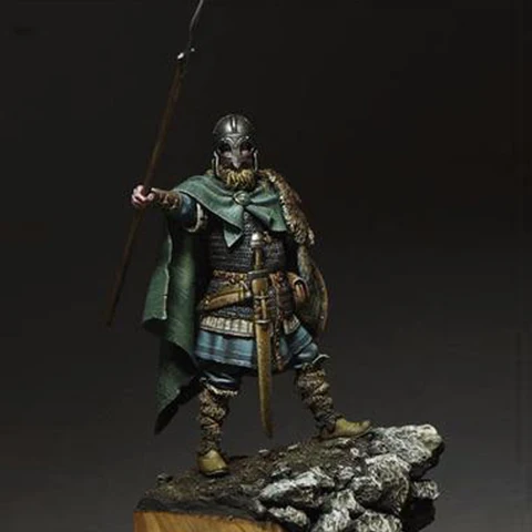 

1/24 Viking Spearman Resin kit Figure GK Historical and humanistic themes Ancient war Uncoated No colour