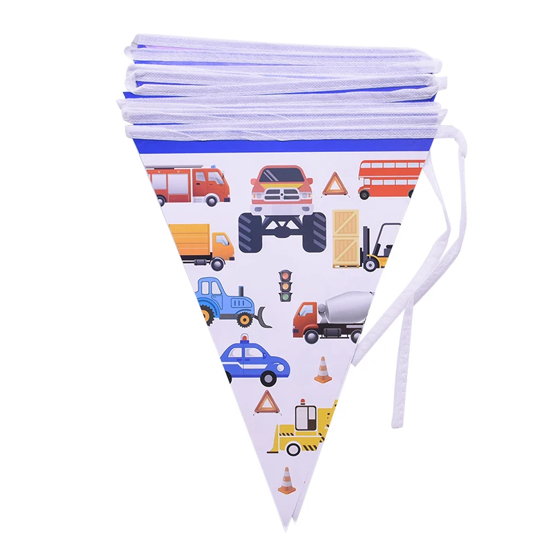 

45pcs/set Construction Party Disposable Tableware Set Paper Plates Cups Napkins Kids Birthday Party Supplies Dishes Dinnerware