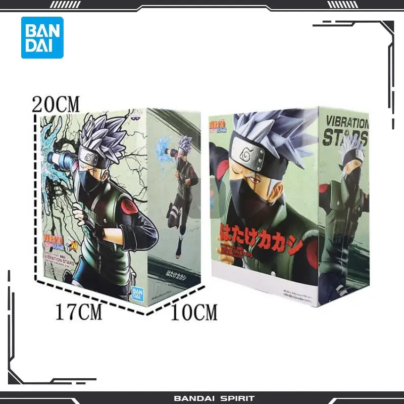 

BANDAI Original NARUTO VIBRATION STARS 19cm Hatake Kakashi Anime Figure Action PVC Model Toy Collectible Statue Figure Gift