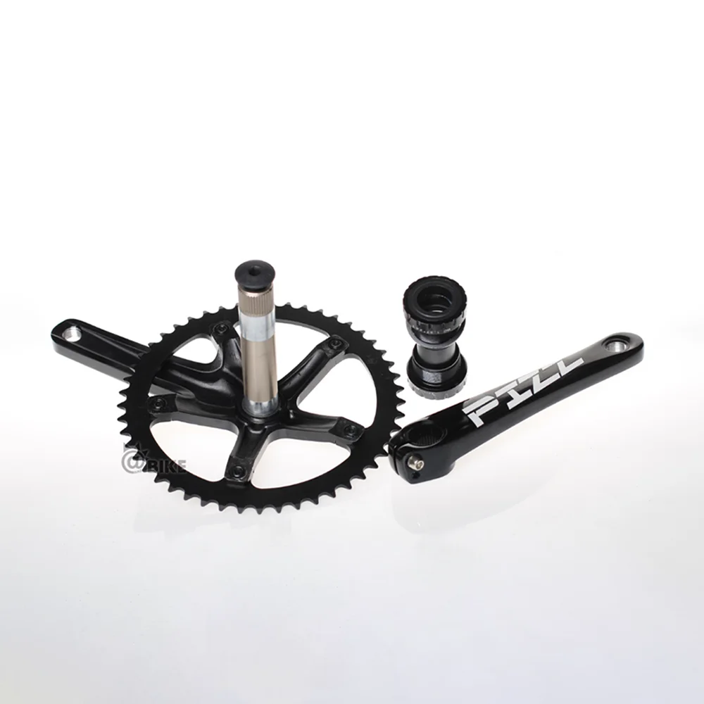 Велосипедный кривошипный комплект с фиксированной передачей 165 мм 48T 49T 51T