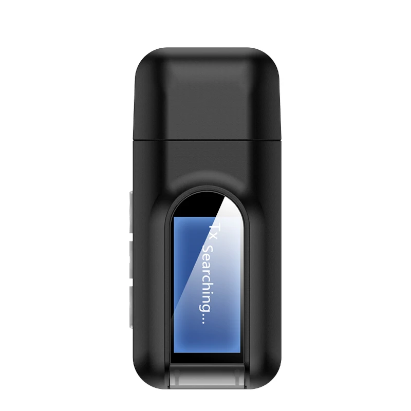 KORSEED 2-в-1 USB Bluetooth 5 0 аудио приемник передатчик с ЖК-дисплеем Mini 3 мм AUX RCA