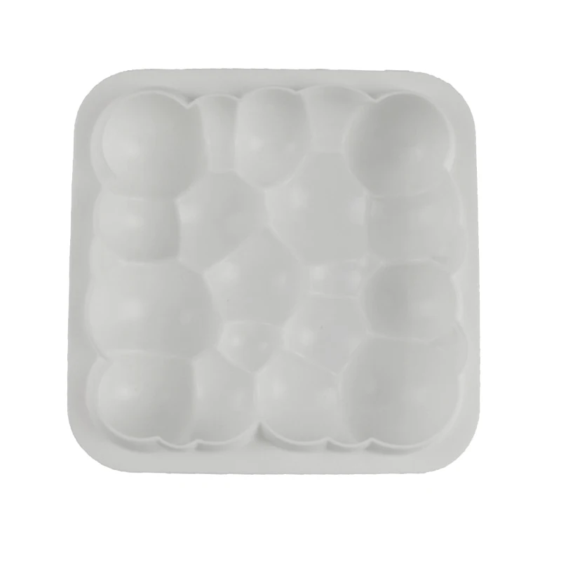 

Irregular White Silicone Mousse Mold Cheesecake Mousse Cake Fondant Baking Tools Three Pack