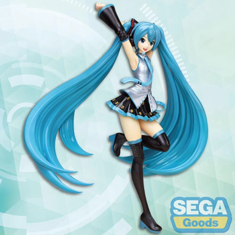 

Original SEGA Sword Miku 10TH Project DIVA PVC Action Figure Model Toys Anime Brinquedos Figurals