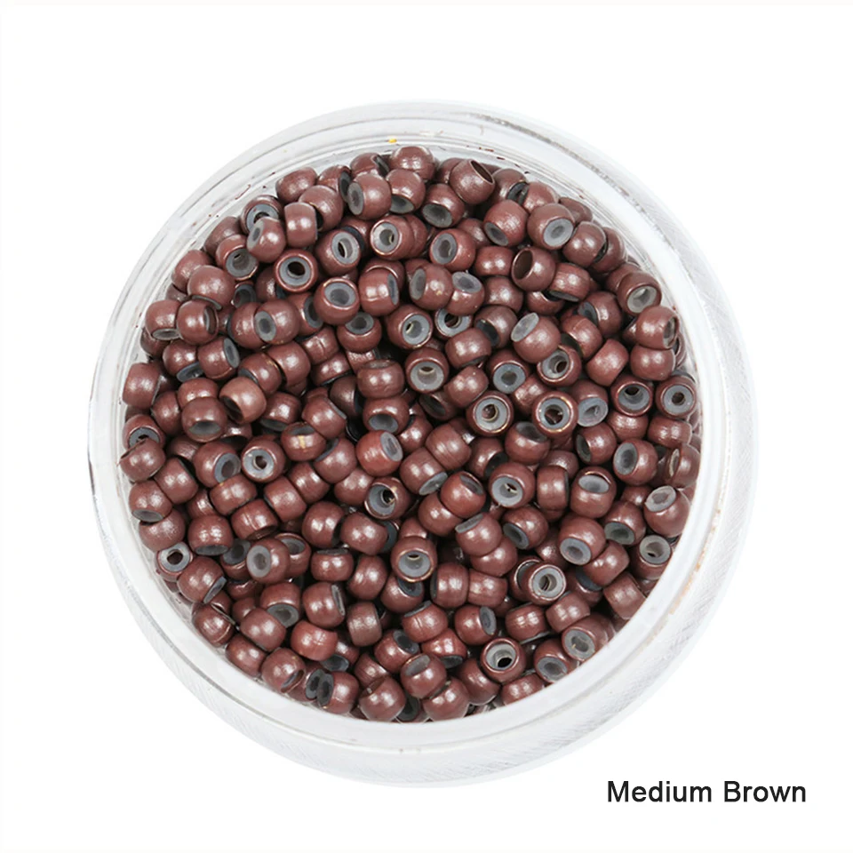 1000 шт. 3 0 мм нано-кольцо медное Силиконовое искусственное кольцо для волос