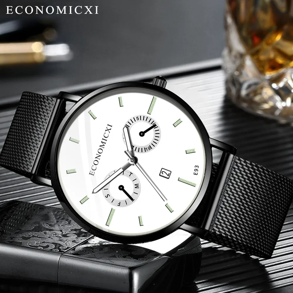 2020 Роскошные Брендовые Часы для мужчин повседневные бизнес часы деловые мужские