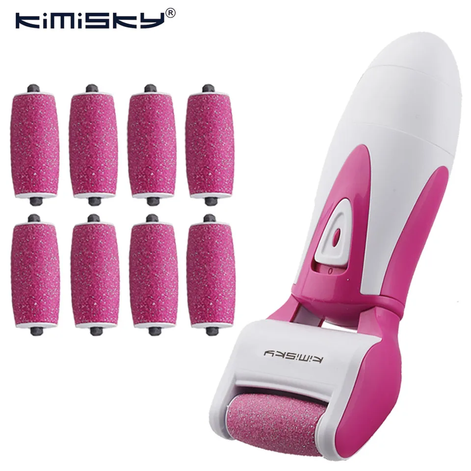 

KIMISKY Red Powerful Electric pedicure tool Foot Care Exfoliating Foot Care Tool Dead skin remover Pies Callos Feet Shoes woman