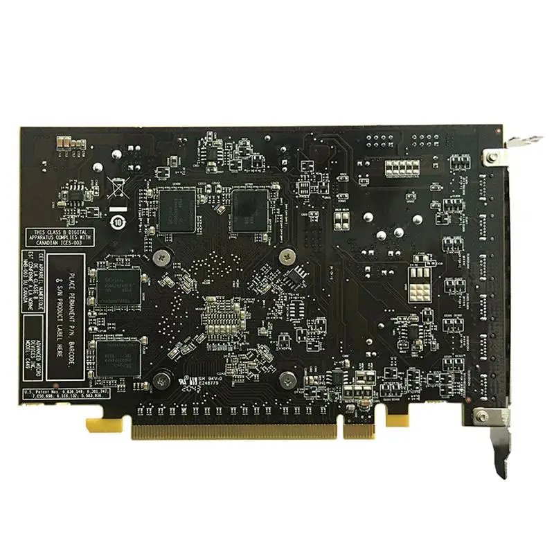 

Yeston Graphics Card R7 350 2G D5 6MINIDP 6-Screen Support Split Screen 750/4000MHz 2G/128bit/GDDR5 With 6 Mini DP Ports
