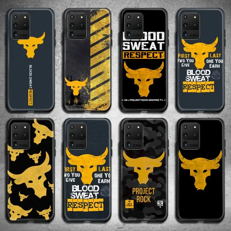 

The Rock Dwayne Johnson ua Phone Case For Samsung Galaxy S21 Plus Ultra S20 FE M11 S8 S9 plus S10 5G lite 2020