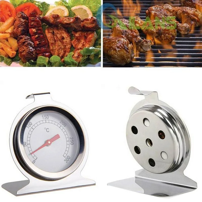 

Food Meat Temperature BBQ Stand Up Dial Oven Thermometer Gauge Supplies Kitchen Cooker Steel Baking Gage