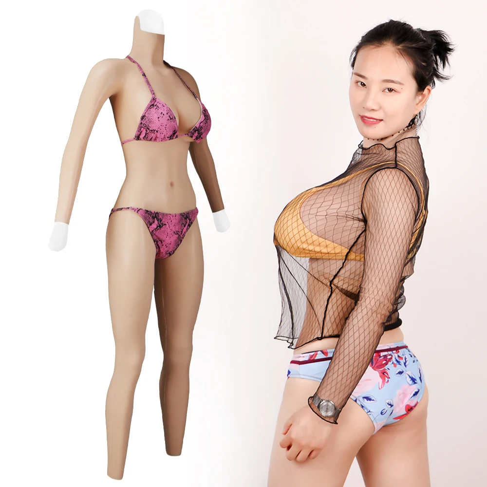 Силиконовое боди для мастурбации поддельные формы груди увеличитель бедер с