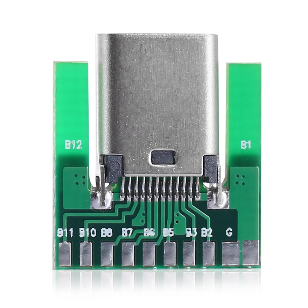 Кабель USB 3 1 Тип C гнездо разъем SMT с ПК доска DIY 24pin | Компьютеры и офис