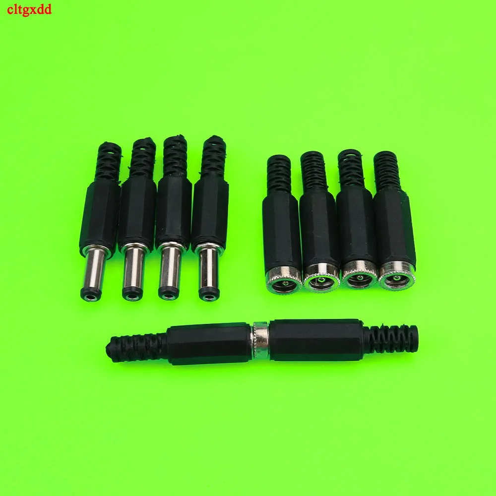 

10pcs 12V 3A Plastic Male Plugs + Female Socket Panel Mount Jack DC Power Connector Electrical Supplies