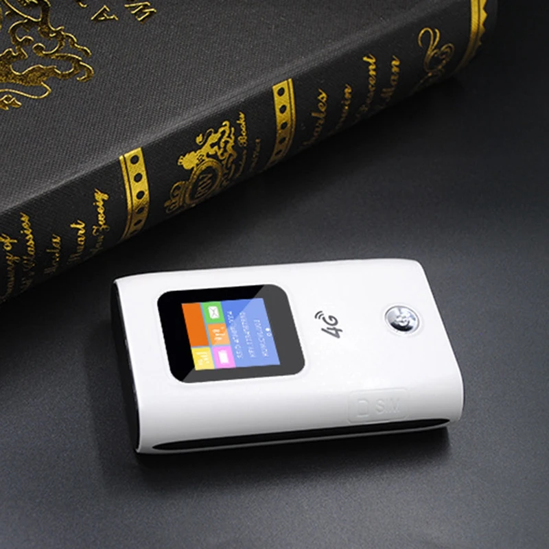 4G WiFi роутер Mifi LTE Pocket Mobile Wifi Hotspot 5200MAh Power Bank FDD/TDD Global Sim карта|Беспроводные роутеры| |