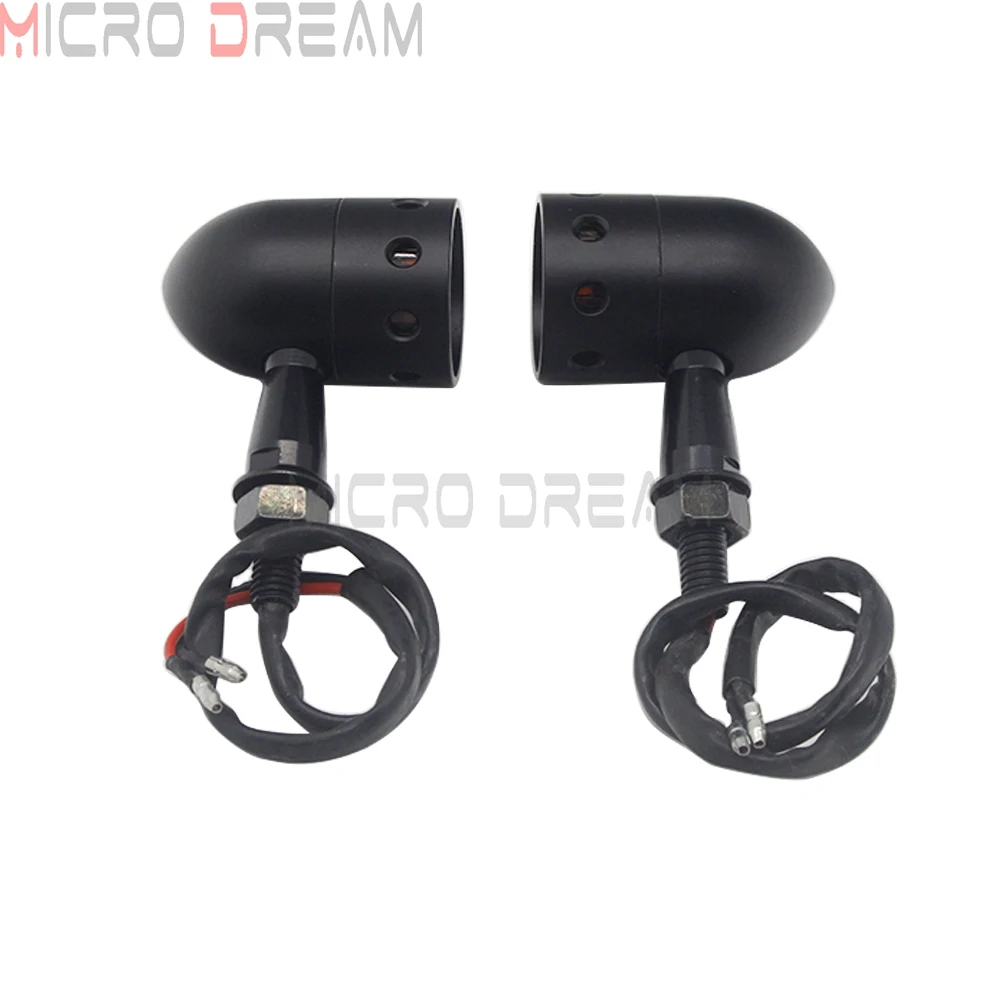 2 шт. поворотники для Harley Cafe Racer Honda Yamaha Suzuki Kawasaki 10 мм| |