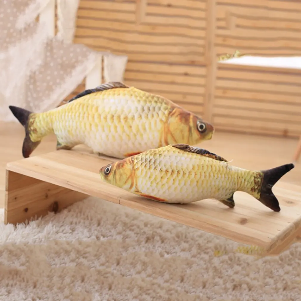 Домашнее животное кошка игры в форме рыбы караси мята кошачья Жевательная