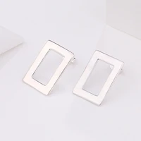 punk luxury gold stud earring 925 sterling silver minimalist gift for women 2021 trend fine accessories joias ouro 18k jewelry