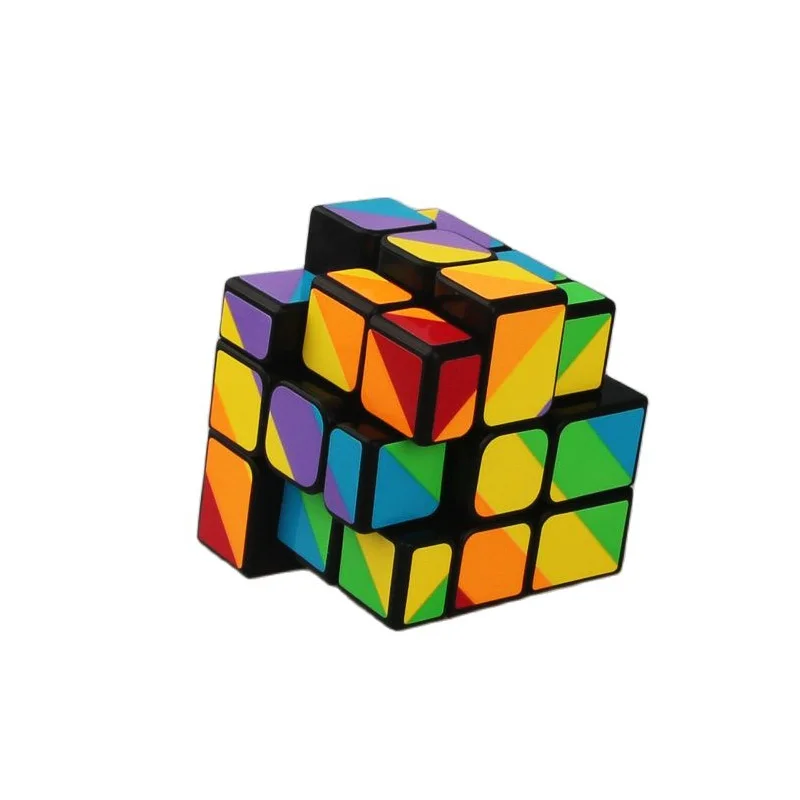 

Yongjun 3*3*3 inequilateral Magic IQ Cube Puzzle Cubing Educational Toy Gifts with Bracket (57mm)
