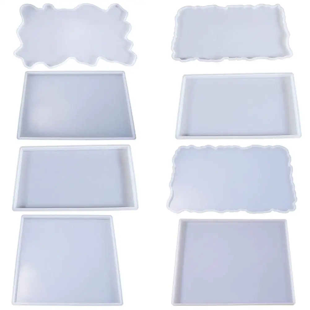 3D Прозрачная силиконовая квадратная Прямоугольная форма формы для эпоксидной