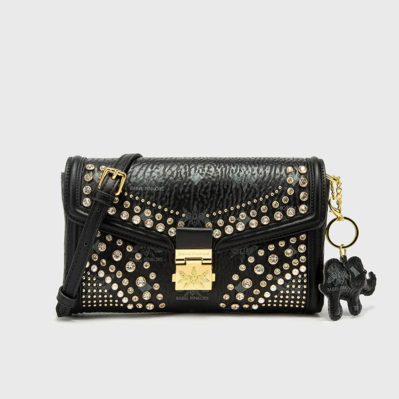 

2022 new fashion ladies all-match one-shoulder diagonal handbag famous luxury designer metal lock small square bag
