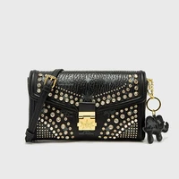 2022 new fashion ladies all match one shoulder diagonal handbag famous luxury designer metal lock small square bag
