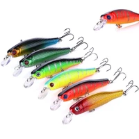 1pcs 8 9g 8 5cm wobblers pike fishing lures painted multi jointed sections bait crankbait fake fish artificial fishing tackle