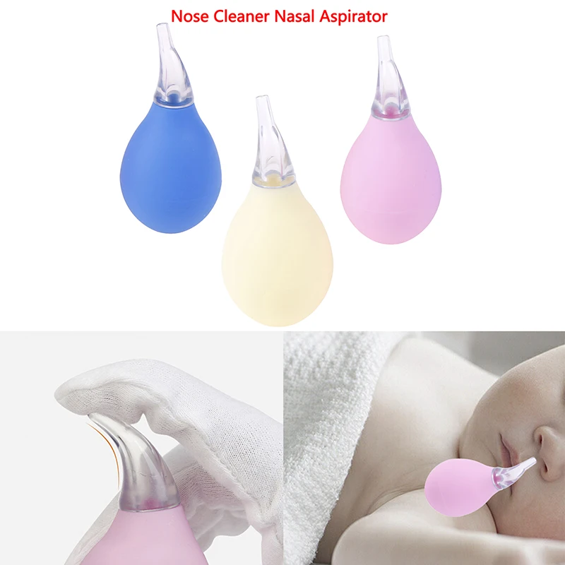 

1Pc Baby Nasal Aspirator Suction Soft Tip Mucus Vacuum Runny Nose Cleaner Inhale Yellow Pink Blue Color Available
