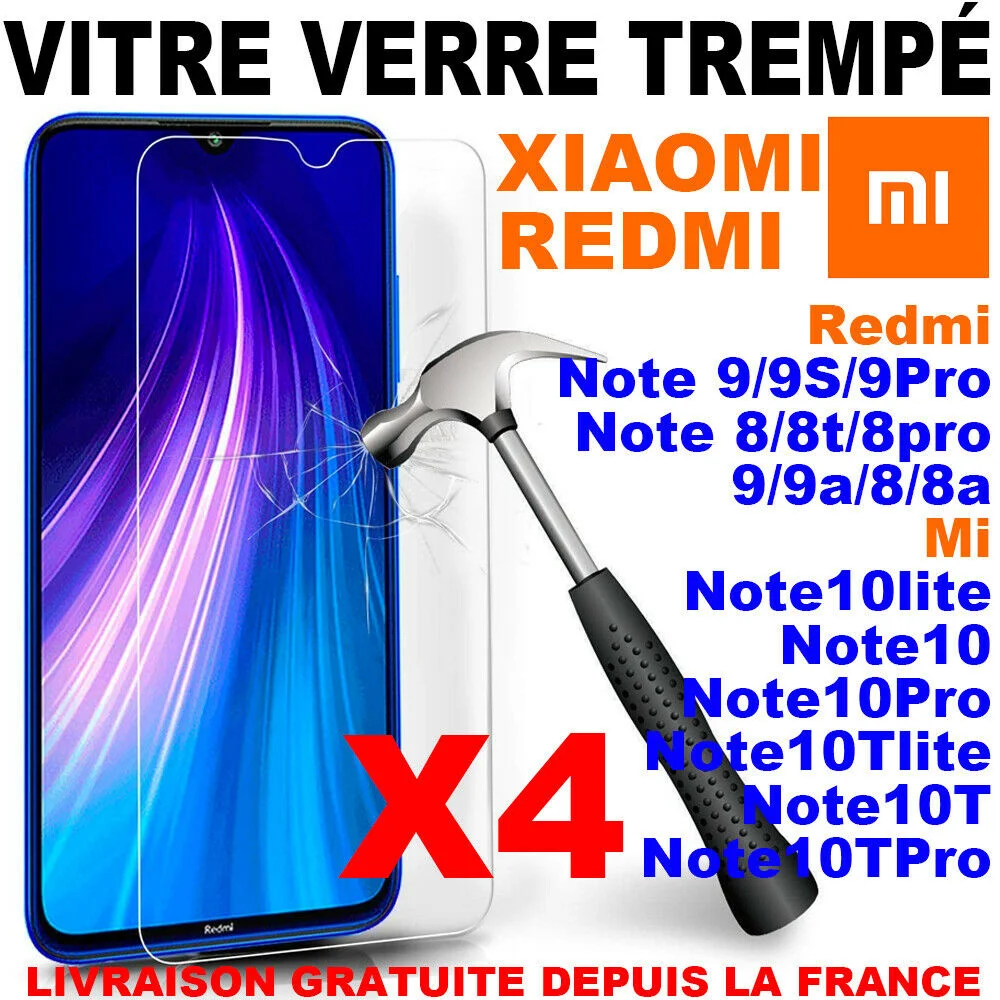 

Protection of millet redmi 6A / 7 / 8 / 9 / 9A with glass film note 5 / 7 / 8 / 9 / 9s Pro tempered glass