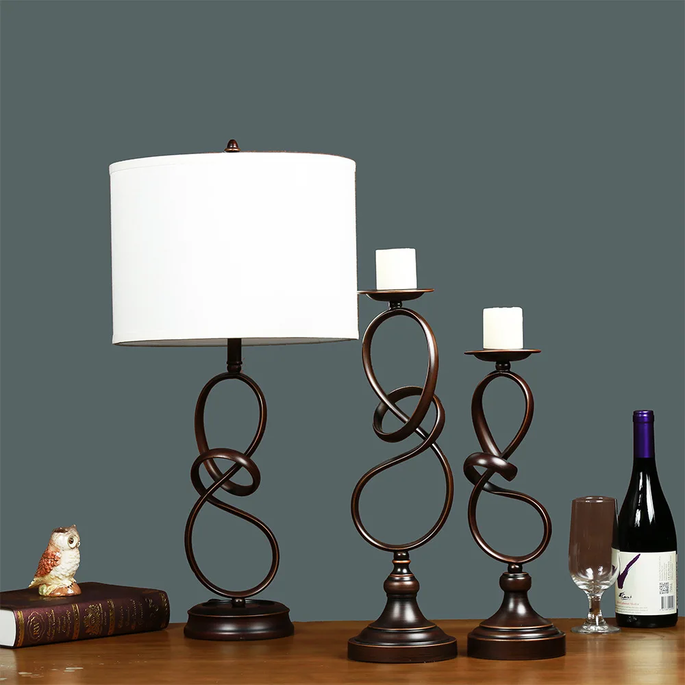 Железный металлический подсвечник классическая свечка подставка для украшения