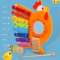 wooden xylophone with 1 mallet baby music instrument toy kids educational music instrument educational toys gifts baby xylophone