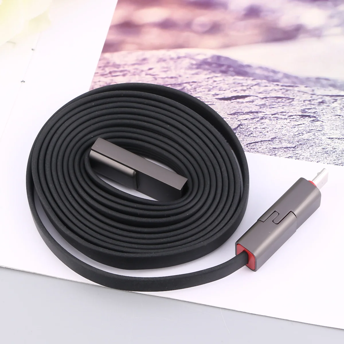 Data Line That Can Be Repaired Mobile Phone Cable Mobile Phone Charger Mobile Phone Flex Cable Power Cable for (Black)