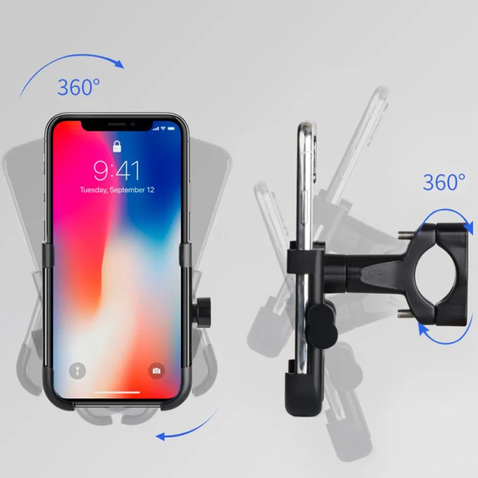 motorcycle cell phone holder mount adjustable support phone bike stander moto bicycle mobilephone for universal phone free global shipping