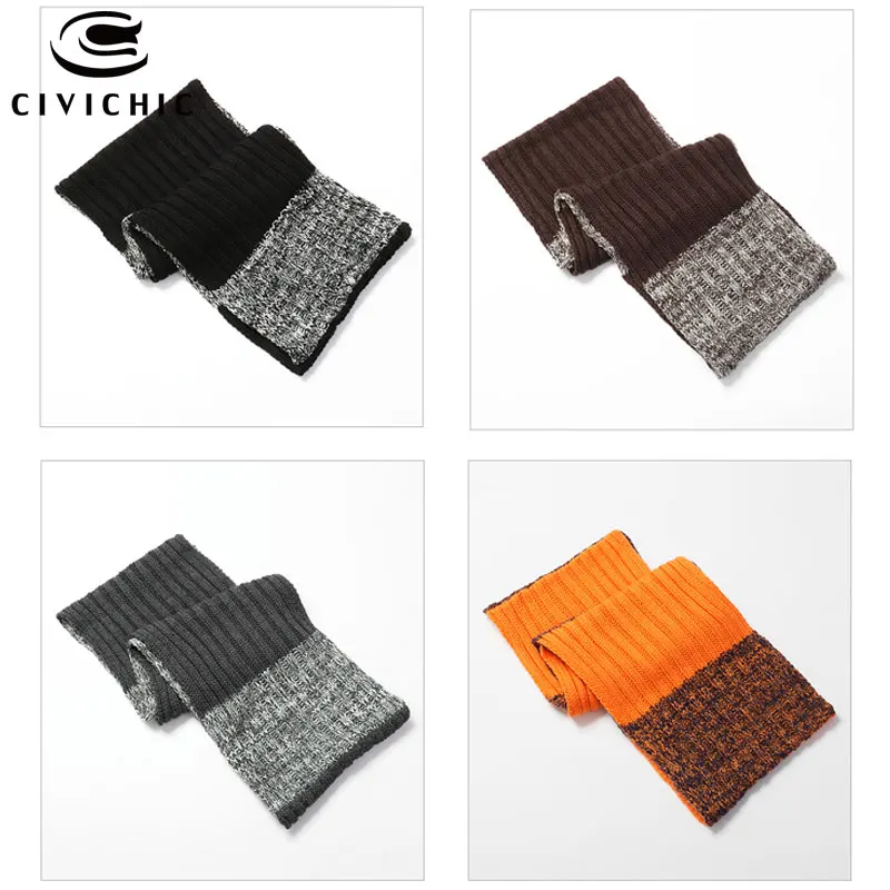 CIVICHIC женская вязаная шапка и шарф комплекты теплой одежды осень-зима вязаные